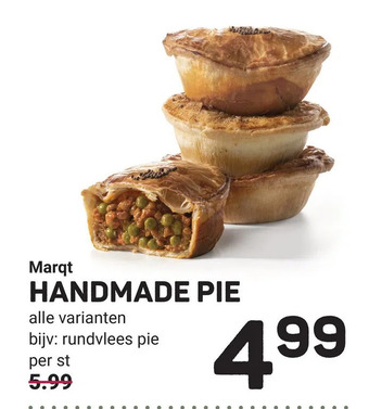 Ekoplaza Marqt handmade pie aanbieding