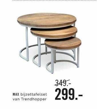 Eijerkamp Max Bijzettafelset Van Trendhopper aanbieding