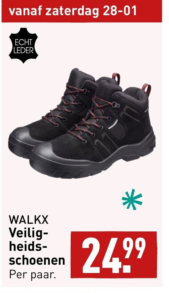 Walkx veiligheidsschoenen aanbieding bij ALDI
