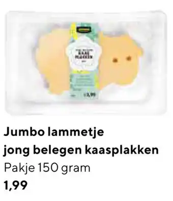 Jumbo Jumbo Lammetje jong belegen kaasplakken 150g aanbieding