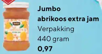 Jumbo Jumbo Abrikoos extra jam 440g aanbieding