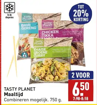 ALDI Tasty planet maaltijd 750g aanbieding