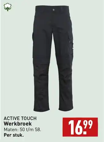 Active touch werkbroek aanbieding bij ALDI