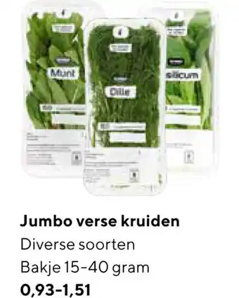 Jumbo Jumbo Verse kruiden 15-40g aanbieding