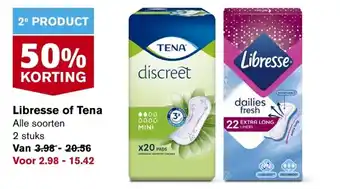 Hoogvliet Libresse of tena aanbieding