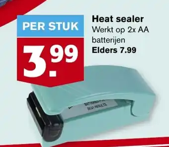 Hoogvliet Heat sealer aanbieding