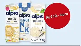 Hoogvliet Bij 10,- alpro aanbieding