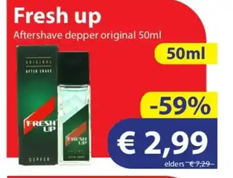 Die Grenze Fresh up aftershave depper original 50ml aanbieding