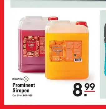 Sligro Prominent Siropen can 5 liter aanbieding