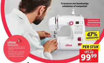 Lidl Ufesca naaimachine aanbieding