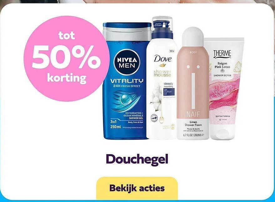 Douchegel aanbieding bij Plein.nl