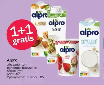 Spar Alpro aanbieding