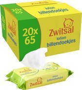 Bol.com Zwitsal lotion billendoekjes - 1300 stuks - voordeelverpakking aanbieding