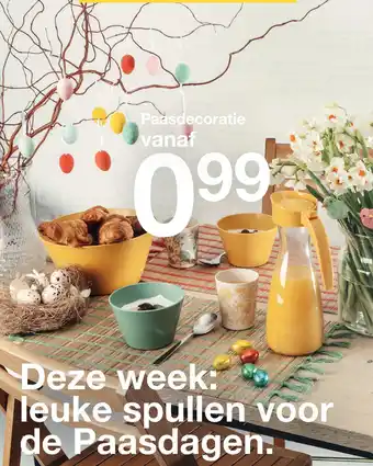 Zeeman Paasdecoratie aanbieding