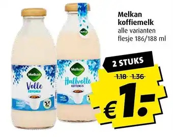 Boni Melkan koffiemelk aanbieding