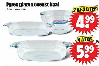 Dirk Pyrex Glazen Ovenschaal aanbieding