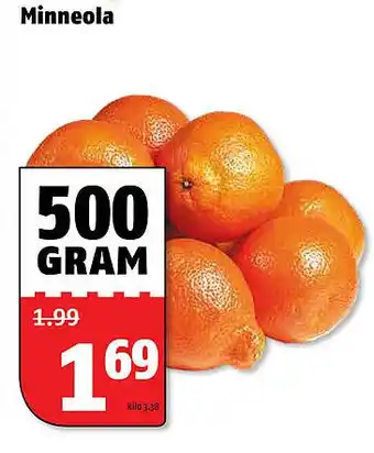 Poiesz Minneola 500 gram aanbieding