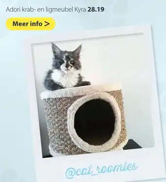 Pets Place Adori krab- en ligmeubel Kyra aanbieding