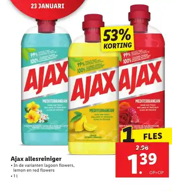 Lidl Ajax allesreiniger aanbieding