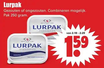 Dirk Lurpak 250 gr aanbieding