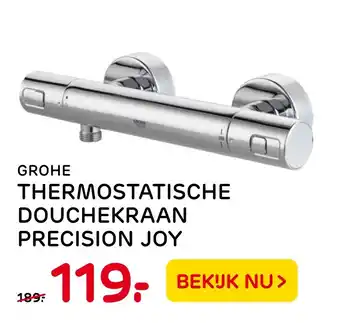 Praxis Grohe Thermostatische Douchekraan Precision Joy aanbieding