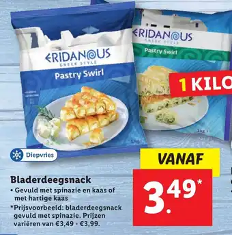 Lidl Bladerdeegsnack aanbieding