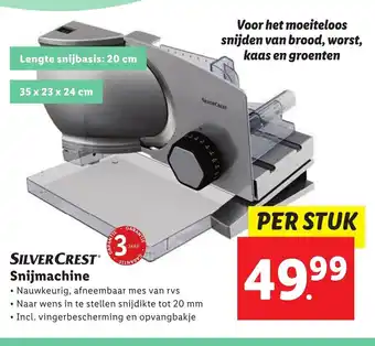 Lidl Silvercrest snijmachine 35x23x24cm aanbieding