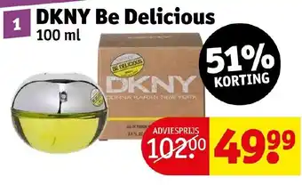 Kruidvat DKNY be delicious 100ml aanbieding