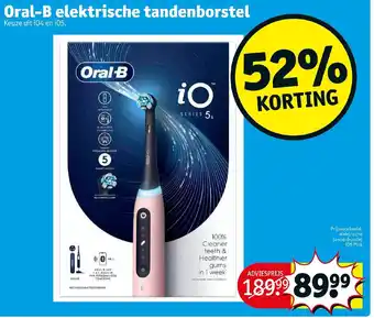 Kruidvat Oral-b elektrische tandenborstel aanbieding