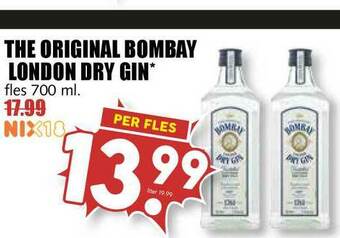 MCD Supermarkt The Original Bombay London Dry Gin aanbieding