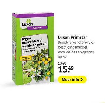 Boerenbond Luxan Primstar aanbieding