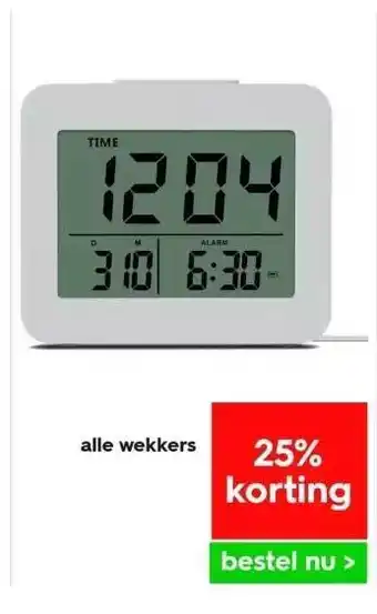 HEMA Alle wekkers aanbieding