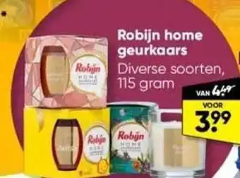 Big Bazar Robijn home geurkaars aanbieding