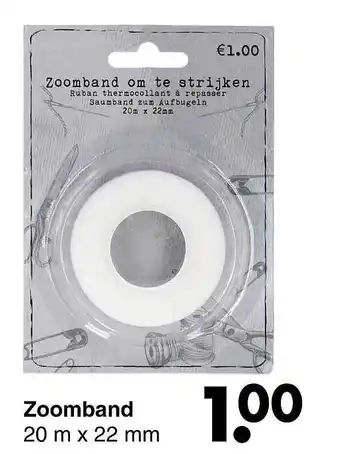 Wibra Zoomband aanbieding