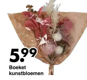 Wibra Boeket kunstbloemen aanbieding