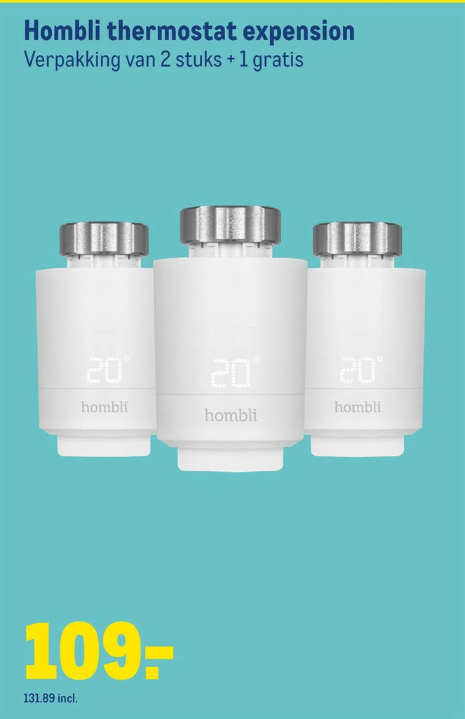 Hombli thermostat expension aanbieding bij Makro