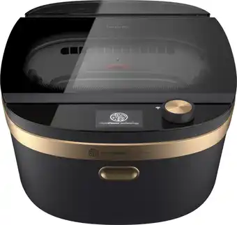 Bol.com Philips series 7000 nx0960/90 - air cooker - zwart/koper aanbieding