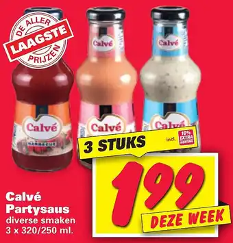 Nettorama Calvé Partysaus aanbieding