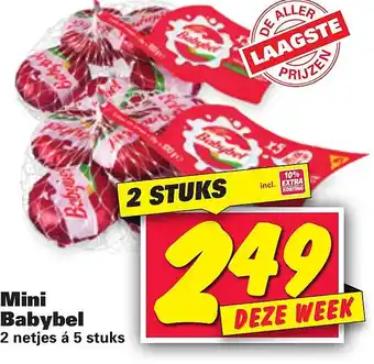 Nettorama Mini Babybel aanbieding