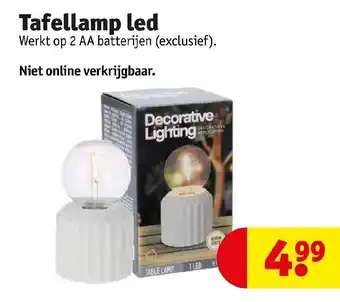 Kruidvat Tafellamp led aanbieding