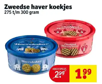 Kruidvat Zweedse haver koekjes 275 t/m 300 gram aanbieding