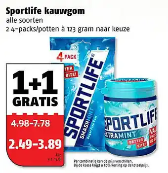 Poiesz Sportlife kauvwgom aanbieding