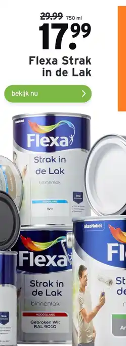 GAMMA Flexa Strak in de Lak 750ml aanbieding