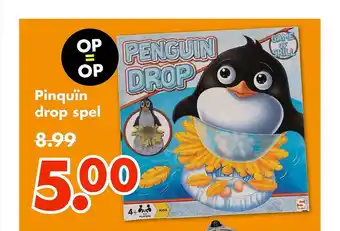 Wibra Pinguïn drop spel aanbieding