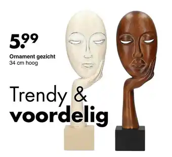 Wibra Ornament gezicht aanbieding