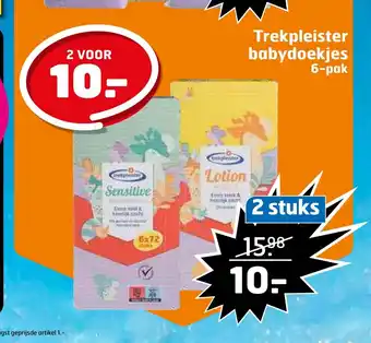 Trekpleister Babydoekjes 6-pak aanbieding