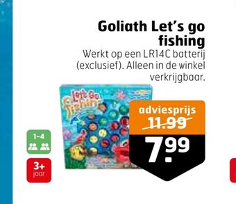 Trekpleister Goliath Let's go fishing aanbieding