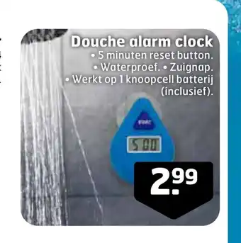 Trekpleister Douche alarm clock aanbieding