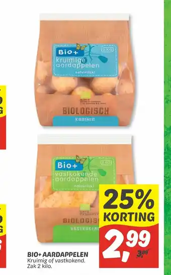 Dekamarkt Bio+ Aardappelen 2 kilo aanbieding