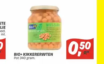 Dekamarkt Bio+Kikkerwten 340 gram aanbieding